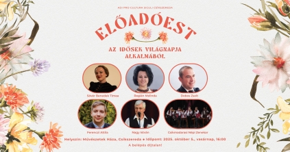 Előadóest az idősek világnapja alkalmából